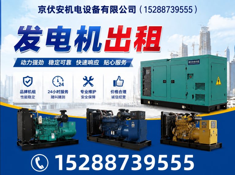 平凉静音发电车租赁展示图